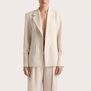 NWT Faithfull The Brand Soleil Blazer in Sand
